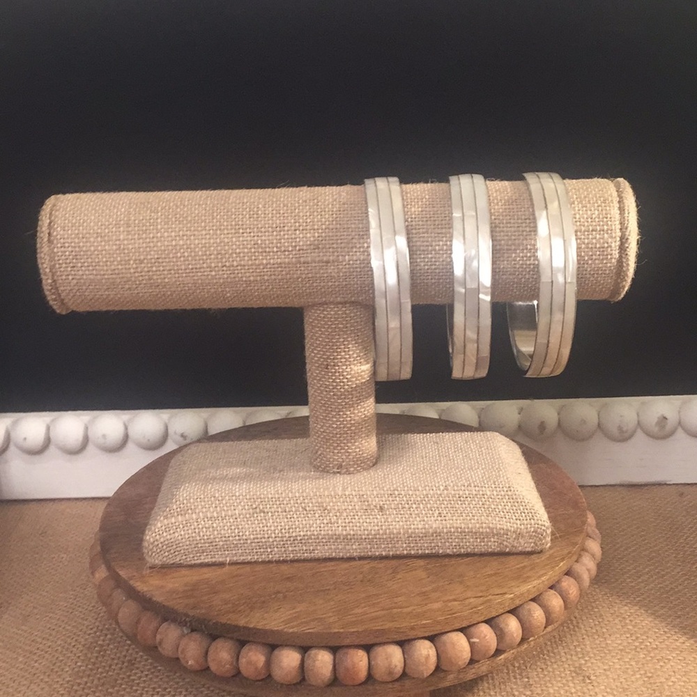 3 sea shell bracelets